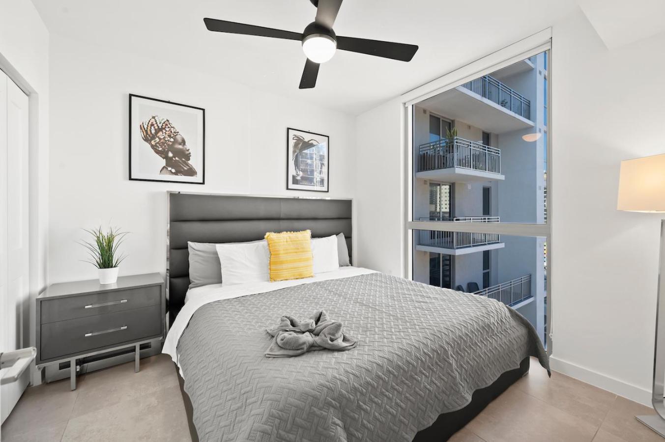 Апартаменты Modern Unit Mins From Brickell With Free Parking Майами Экстерьер фото